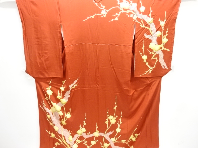 枝梅模様訪問着